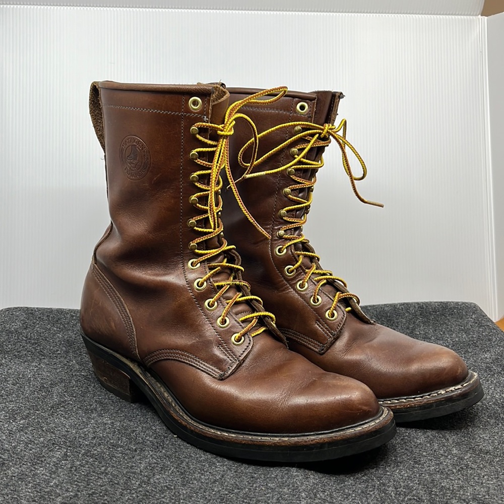 Hathorn Boot Lace Up Packer Western Leather Boot